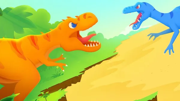 game khủng long - Trò chơi T-Rex Dino màu