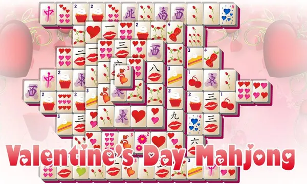 game valentine - Valentine’s Day Mahjong